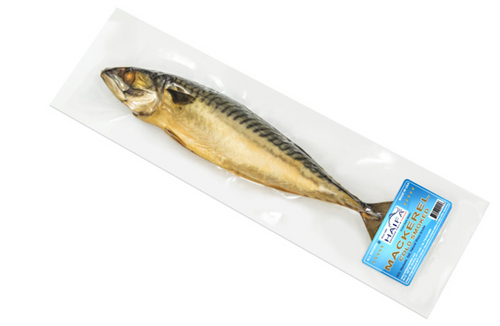 MACKEREL COLD SMOKED V/P 12/13LB HAIFA 602/H11003