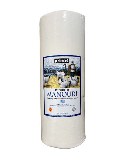FETA CHEESE MANOURI LOOSE 4/18LB KRINOS