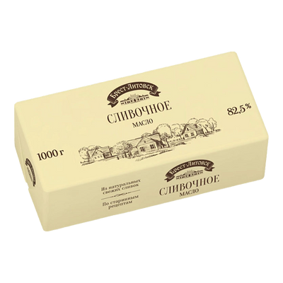 BUTTER SWEET 82.5% UNSALTED 5/1000GR BREST LITOVSK N3476