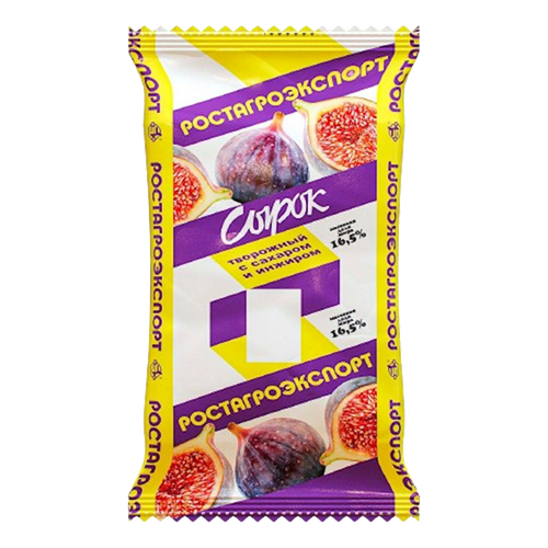 CHEESE MASSA SIROK W/FIG 16.5% 8/90GR ROSTAGROEXPORT N1233