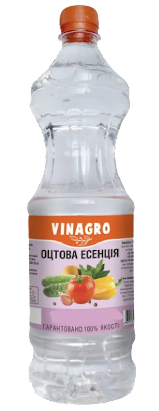 VINEGAR ESSENCE 30% 12/0.9L VINAGRO UKRAINE