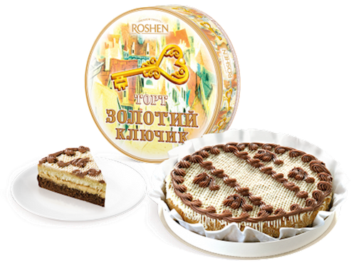 CAKE GOLDEN KEY 6/500GR ROSHEN N0661