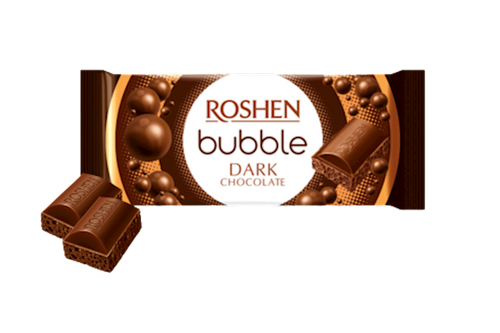 CHOCOLATE BAR AERATED EXTRA DARK  20/80GR ROSHEN N4368