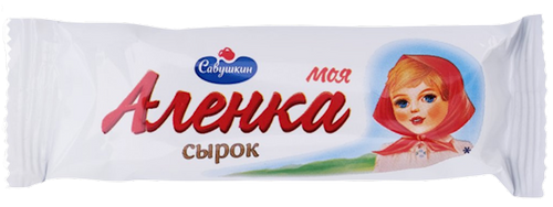 CHEESE BAR MOYA ALENKA GLAZED 18/40GR SAVUSHKIN PRODUCT N2744'