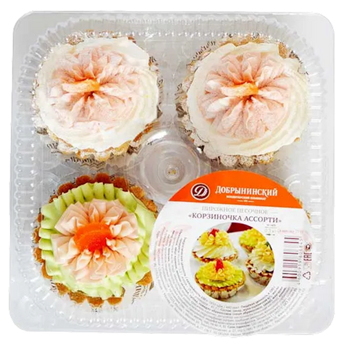 CAKES TARTS ASSORTED 12/300GR DOBRYNINSKIY N6845