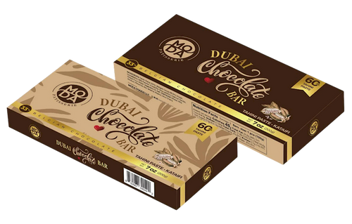 CHOCOLATE BAR DUBAI W/TAHINI PASTE&KATAIFI 6/190GR MODA