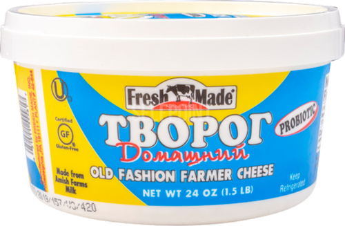 FARMER CHEESE HOMEMADE 12/24OZ FRESH MADE N071