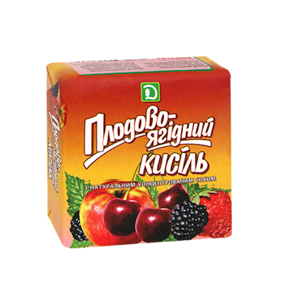 KISSEL W/FRUIT AND APPLE JUICE 28/180GR ZOLOTE ZERNO N444 / 541