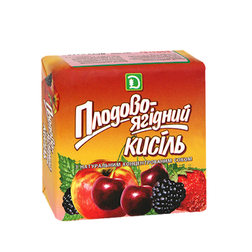 KISSEL W/FRUIT AND APPLE JUICE 28/180GR ZOLOTE ZERNO N444 / 541