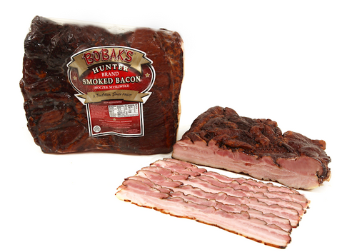 BACON DOUBLE SMOKED HUNTER 1/5LB BOBAK N93105/15502