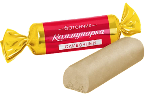 CANDIES LOOSE BATONCHIK CREAMY 1/6.6LB KOMMUNARKA NCW4 N156