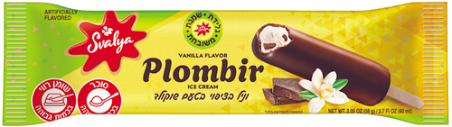 ICE CREAM STICK PLOMBIR VANILLA COATED COCOA 30/80ML SVALIA N3841/375641