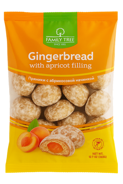 GINGERBREAD W/APRICOT FILLING 10/360GR FAMILY TREE N19