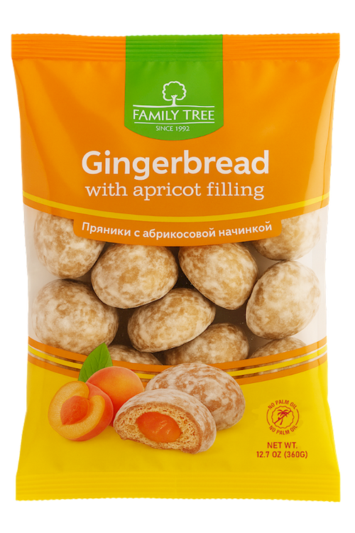 GINGERBREAD W/APRICOT FILLING 10/360GR FAMILY TREE N19