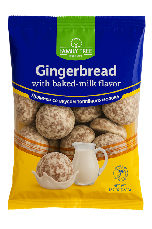 GINGERBREAD W/BAKED MILK FILLING 10/360GR FAMILY TREE N16