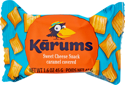 CHEESE BAR CARAMEL GLAZED 20/45GR KARUMS N51251