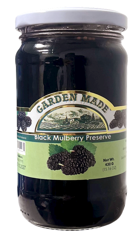 PRESERVE BLACK MULBERRY 12/430GR GARDEN MADE N875