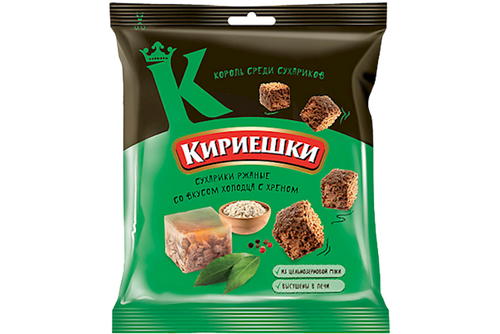 DRY BREAD RYE W/HOLODETS&HORSERADISH FLAVOR 60/40GR KIRIESHKI NMBC108