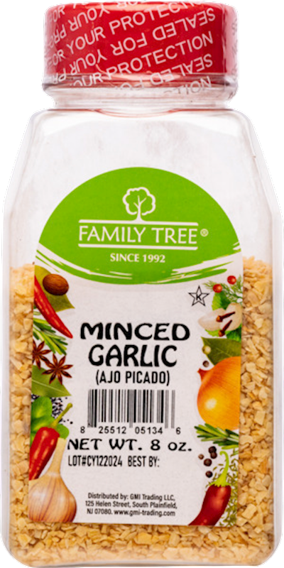 GARLIC MINCED 12/8OZ FAMILY TREE