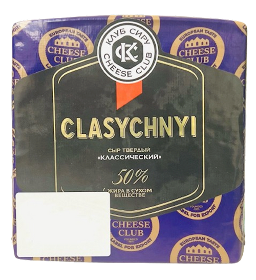 CHEESE CLASSIC LOAF 1/5.5 LB CHEESE CLUB UKRAINE N42244