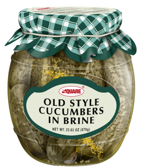 CUCUMBERS PICKLED OLD STYLE BRINE 4/740GR SQUA0080