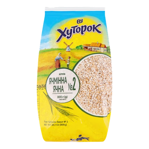 BARLEY GROATS 20/800GR HUTOROK UKRAINE
