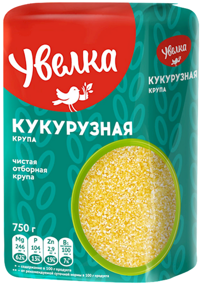 CORN GROATS 6/750GR UVELKA N270