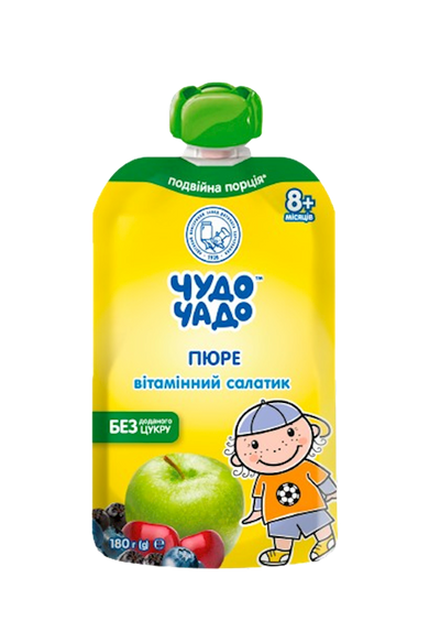 PUREE FOR BABY FRUIT&BERRY 12/180GR CHUDO CHADO UKRAINE