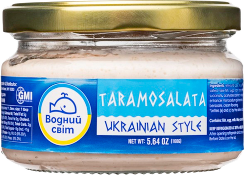 SPREAD CAVIAR TARAMOSALATA UKRAINIAN STYLE 6/160GR VODNIY SVIT #04