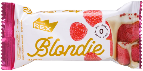 CAKE PROTEIN BLONDIE W/RASPBERRY 12/50GR PROTEIN REX