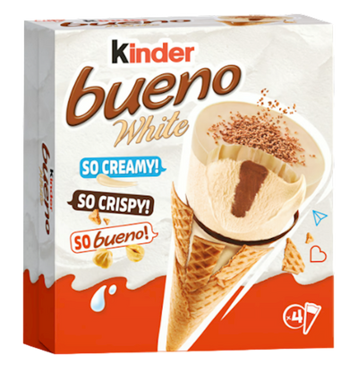 ICE CREAM WHITE CHOCO KINDER BUENO 8/4/248GR FERRERO N10091/4725