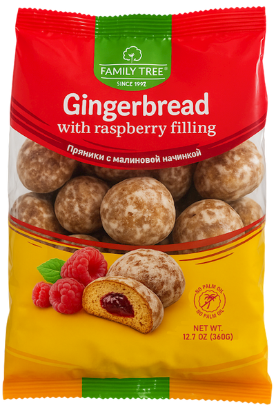 GINGERBREAD W/RASPBERRY FILLING 10/360GR FAMILY TREE N22