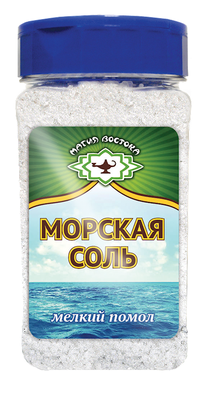 SEA SALT SMALL GRIND IODIZED 6/410GR MAGIYA VOSTOKA N34804
