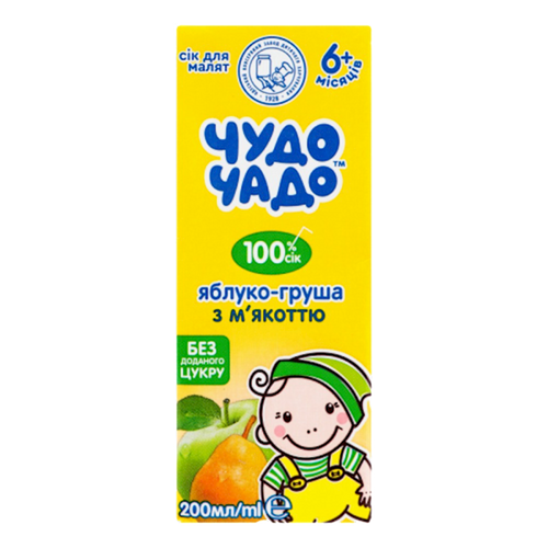 JUICE APPLE&PEAR W/PULP 18/0.2L CHUDO CHADO