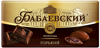 CHOCOLATE BAR BITTER 19/75GR BABAEVSKIY(4)