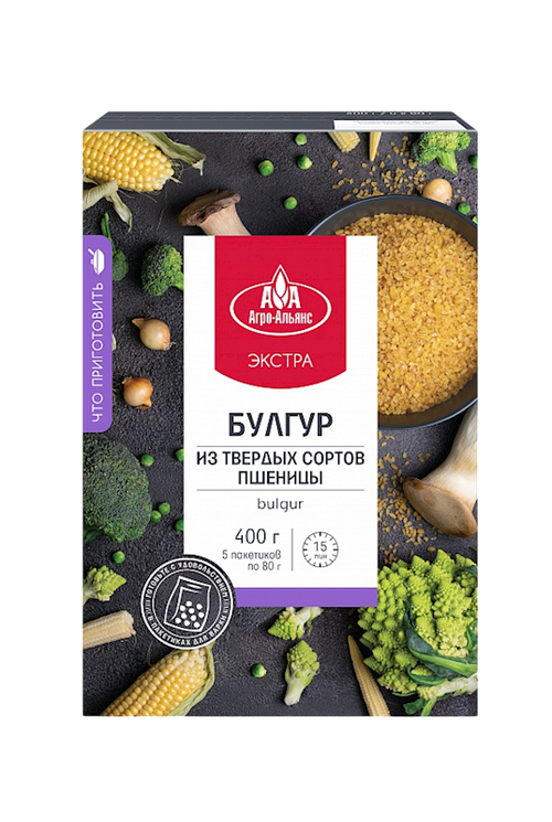 BULGUR 12/(5X80) AGRO-ALLIANCE EXTRA