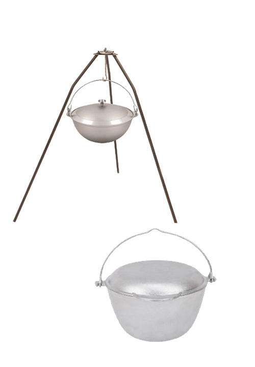 SET TRIPOD # 2  W/KOTEL POKHODNYY CAMPFIRE TRENOGA 3L BY PC (KP30)