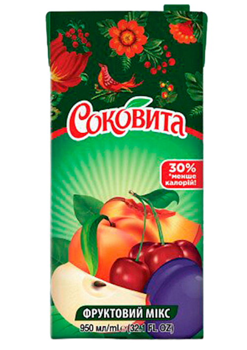 JUICE FRUIT MIX MULTIVITAMIN 12/0.95L  SOKOVITA