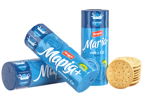 BISCUITS MARIA W/MILK&CALCIUM 35/155GR YARYCH UKRAINE