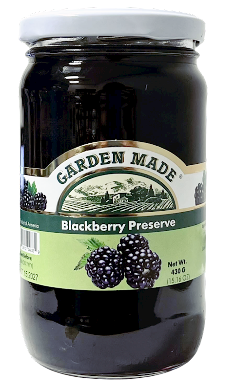 PRESERVE BLACKBERRY 12/430GR GARDEN MADE N33