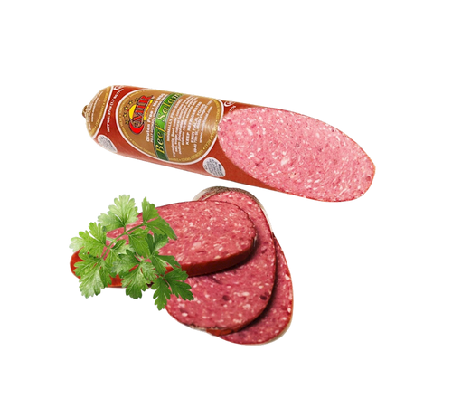 BEEF SALAMI CHUNK (SHORT) 12/1LB EMIR HALAL BY LB N9761
