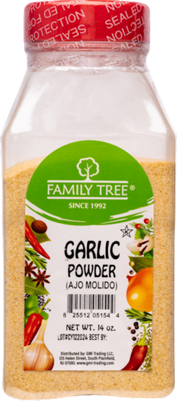 GARLIC POWDER 12/14OZ FAMILY TREE