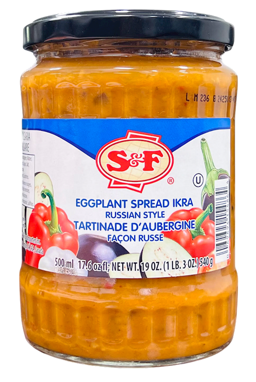 EGGPLANT CAVIAR RUSSIAN STYLE 12/540GR S&F