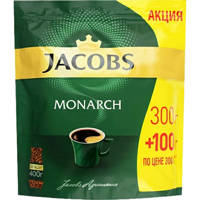 COFFEE INSTANT JACOBS MONARCH BAG 6/400GR