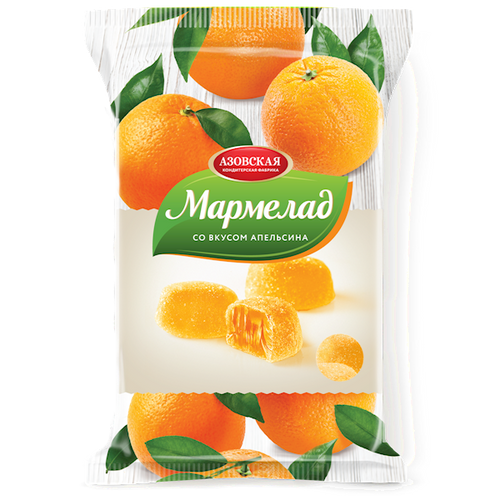 MARMELADE W/ORANGE FLAVOR 12/300GR AZOVSKAYA