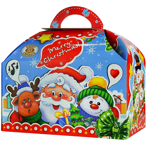 XMAS GIFT BOX NEW YEAR'S MIRACLE 6/450GR BISCUIT CHOCOLATE