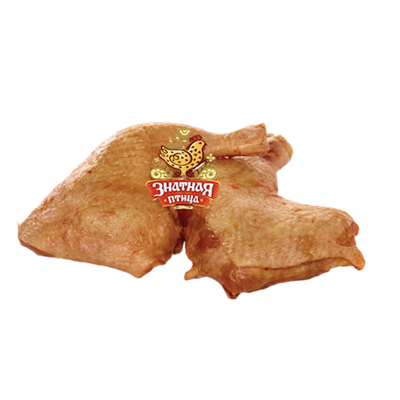 CHICKEN LEGS QUARTERS SMOKED 1/1.4LB ZNATNAYA PTICA NIQ5/90466