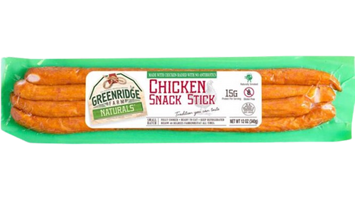 CHICKEN COCKTAIL STICKS V/P 1/340GR GREENRIDGE FARM N4202/90932 BY PC