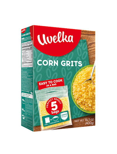 CORN GROATS 6/(5X80GR) UVELKA N179