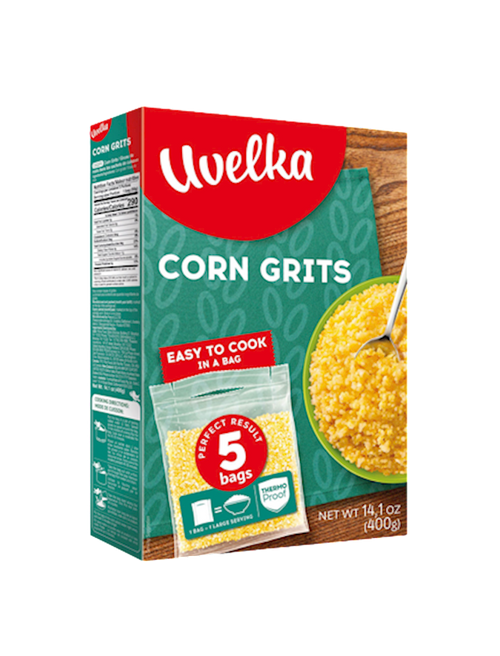 CORN GROATS 6/(5X80GR) UVELKA N179